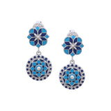 Majestic Mughal Mosaic Drop Earrings