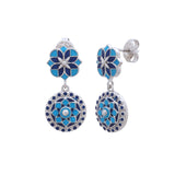 Majestic Mughal Mosaic Drop Earrings