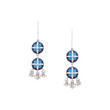 Floral Circlet Drops Earrings