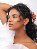 Floral Circlet Drops Earrings