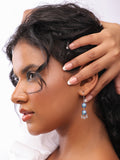 Floral Circlet Drops Earrings