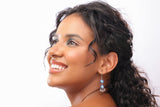 Floral Circlet Drops Earrings