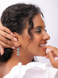 Floral Circlet Drops Earrings