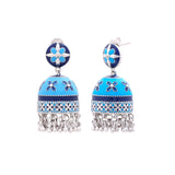 Regal Phool Mahal Jhumka Earrings