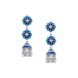 Majestic Mosaic Jhumka Earrings