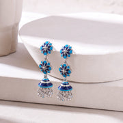 Majestic Mosaic Jhumka Earrings