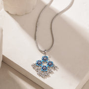 Majestic Mosaic Pendant Necklace