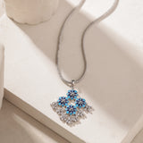 Majestic Mosaic Pendant Necklace