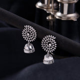 Spiral Serenity Jhumka Earrings