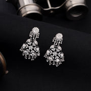 Divine Diya Blossom Chandelier Earrings