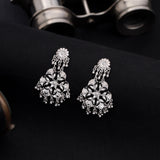 Divine Diya Blossom Chandelier Earrings