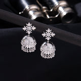 Dreamcatcher Lotus Jhumka Earrings