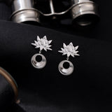 Lotus Moonlight Drop Earrings