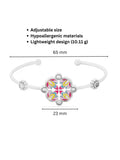 Nubian Bloom Cuff Bracelet