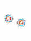 Vibrant Harmony Stud Earrings