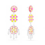 Vibrant Vistas Tiered Dangler Earrings