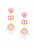Vibrant Vistas Tiered Dangler Earrings