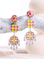 Vibrant Vistas Tiered Dangler Earrings
