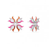 Lotus Reflection Stud Earrings