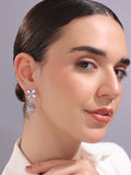 Lotus Reflection Stud Jhumka Earrings