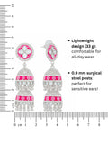 Petal Perfection Tiered Jhumka Earrings