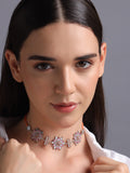 Crimson Cascade Multi-Strand Threaded Necklace