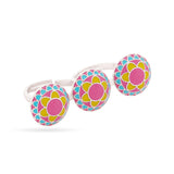 Sunburst Harmony Two-Finger Ring