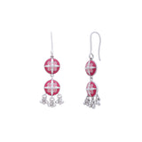 Blushing Blossom Drop Earrings