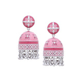 Regal Gulab Jhumka Earrings