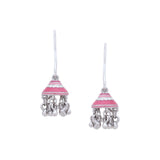 Rose Twilight Turret Jhumka Earrings