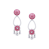 Blooming Mosaic Chandelier Earrings