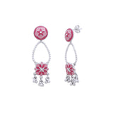 Blooming Mosaic Chandelier Earrings