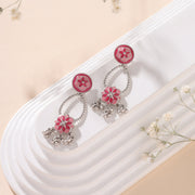 Blooming Mosaic Chandelier Earrings