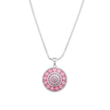 Pink Citadel Pendant Necklace