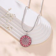 Pink Citadel Pendant Necklace