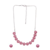 Rose Garden Necklace and Earrings Set