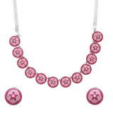 Rose Garden Necklace and Earrings Set