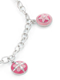 Floral Mosaic Charm Bracelet