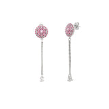 Pink Palace Chandelier Earrings